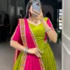 Navratri Gamthiwork lehenga