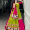 Navratri Gamthiwork lehenga