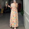 Floral Print Gown