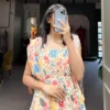 Floral Print Gown
