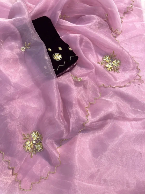 organza saree