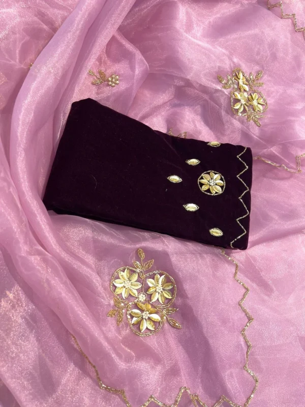 organza saree