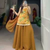 Yellow Plazzo Kurti