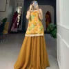 Yellow Plazzo Kurti