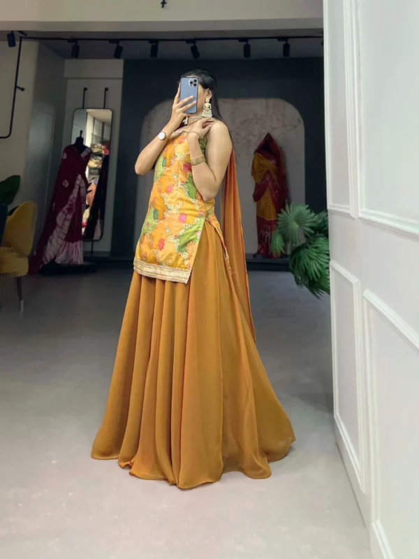 Yellow Plazzo Kurti