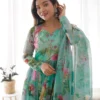 Organza Floral Gown