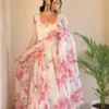 Floral Print Gown