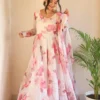Floral Print Gown