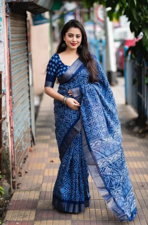 Print Saree