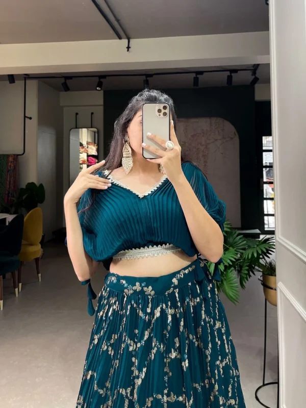 Georgette Crushed Co-ord Set