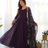 Georgette Anarkali Gown