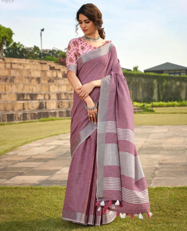 Lilen Cotton Saree