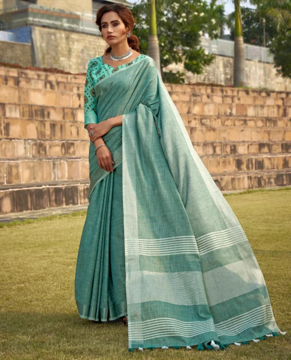 Lilen Cotton Saree