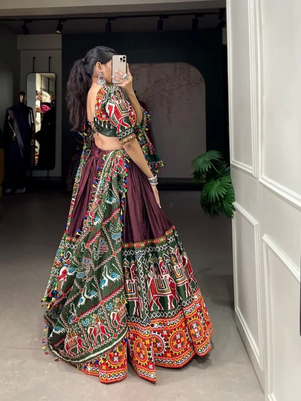 Dola Silk Navratri Lehenga