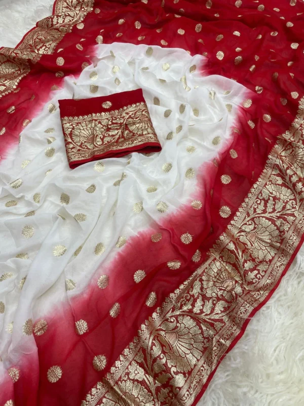 Durga Pooja Pallu Saree