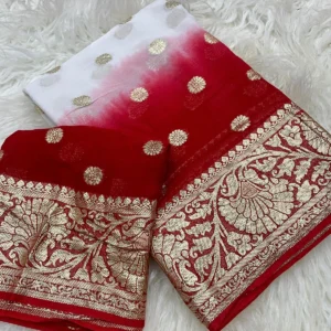 Durga Pooja Pallu Saree