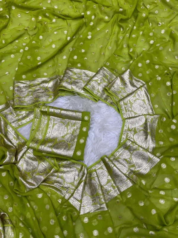 Leaf Georgette Butti Saree