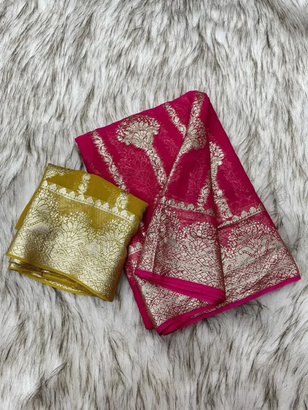 Pure Viscose Georgette Saree
