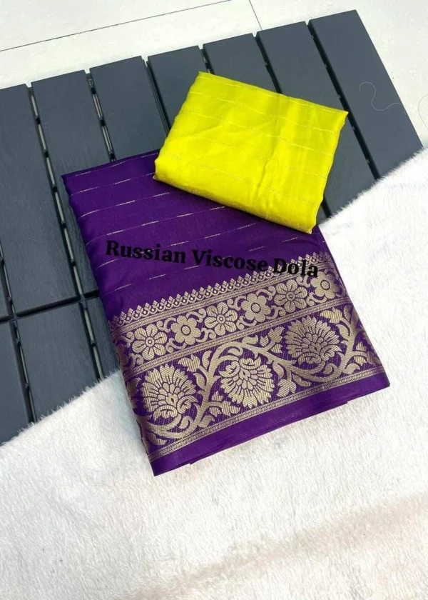 Viscose Russian Dola Saree