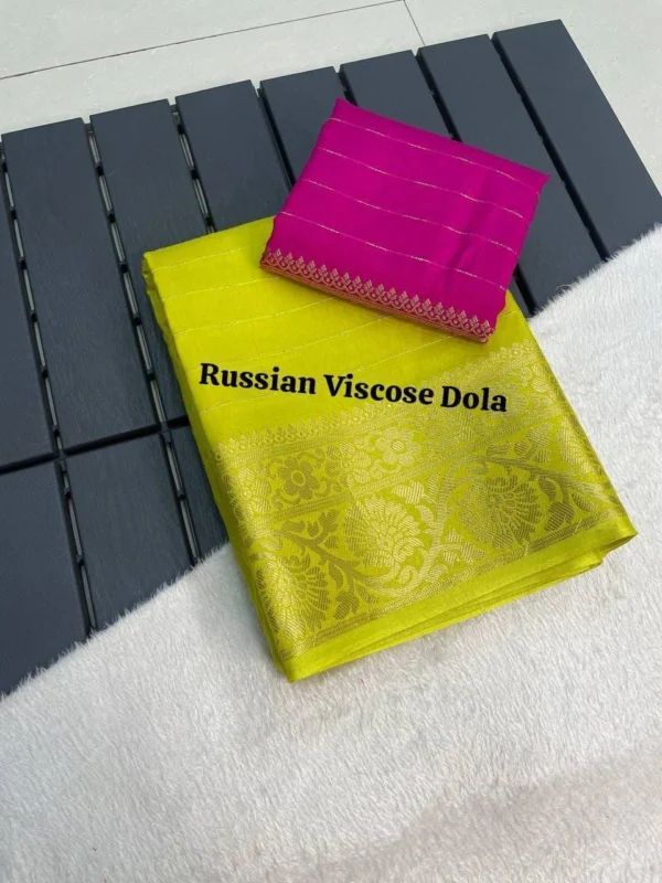 Viscose Russian Dola Saree