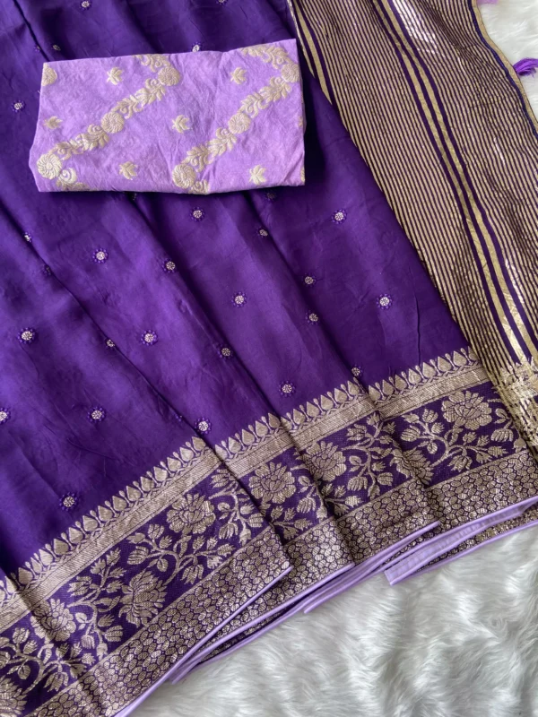 Pure Viscose Dola Saree