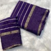 Matka Stripe Saree