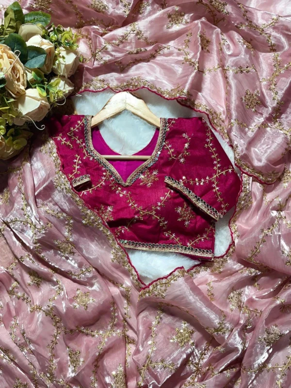 Pure Soft Jimmy Choo Silk Saree