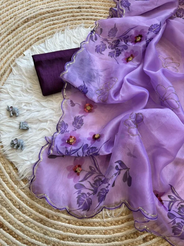 Organza Saree