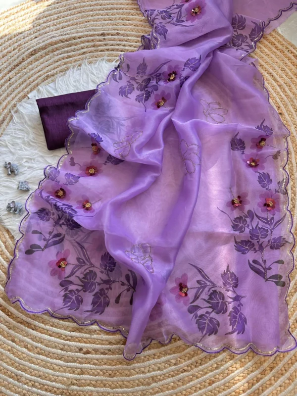Organza Saree