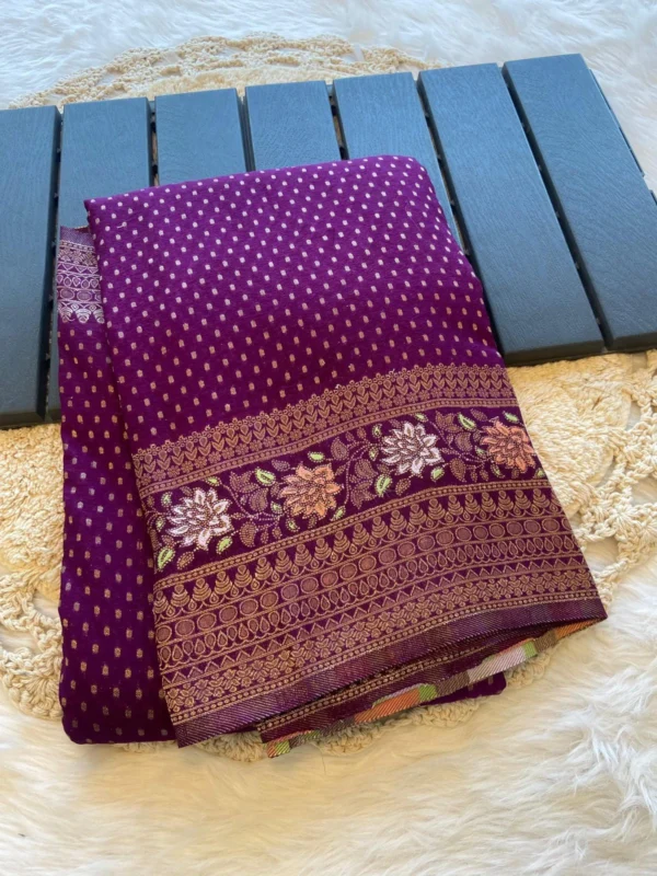Crepe Silk Saree