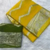 Georgette Lehariya Saree