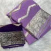 Georgette Lehariya Saree