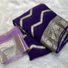 Georgette Lehariya Saree