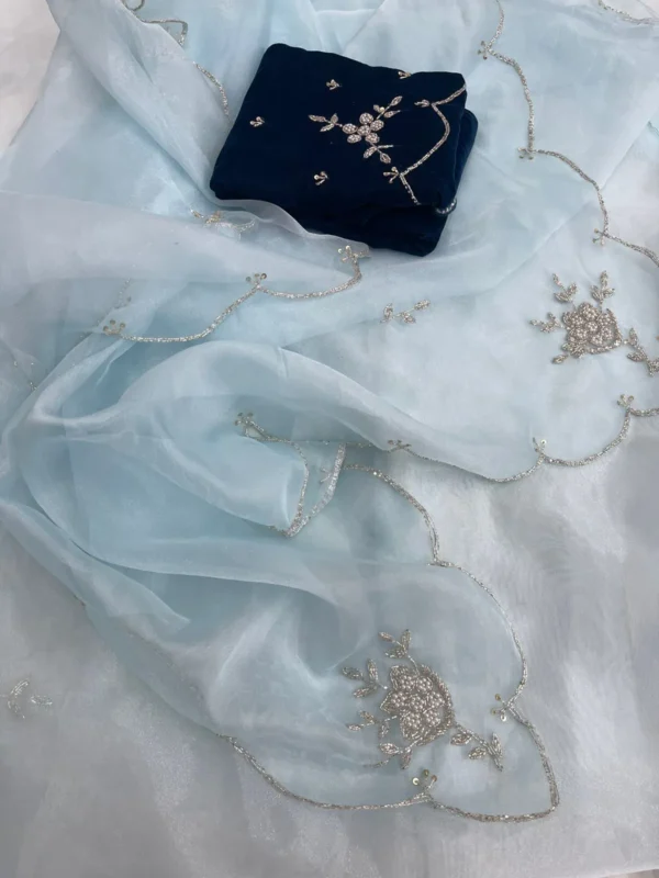 Heavy Organza Saree