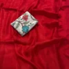 Blood red Saree