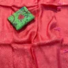 Peach Saree