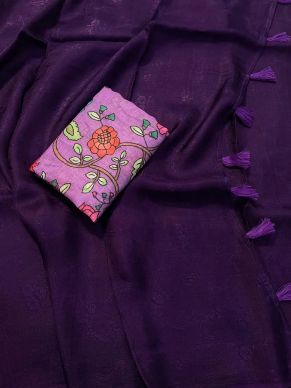 Purple Saree