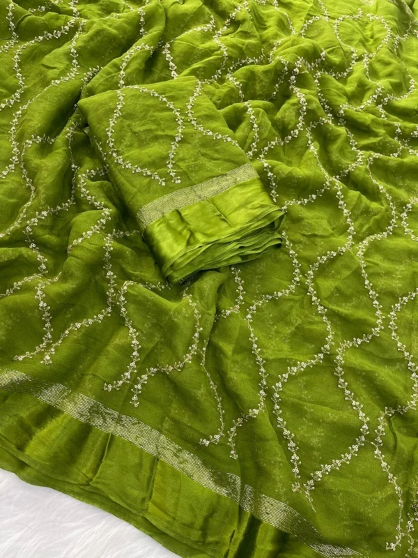 Viscose Georgette Saree
