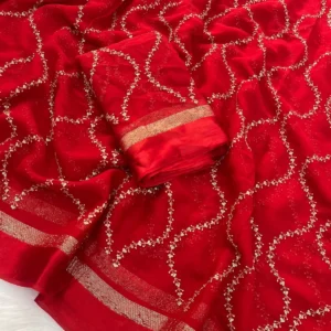 Viscose Georgette Saree