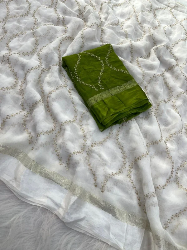 Viscose Georgette Saree