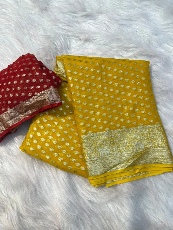 Viscose Georgette Saree