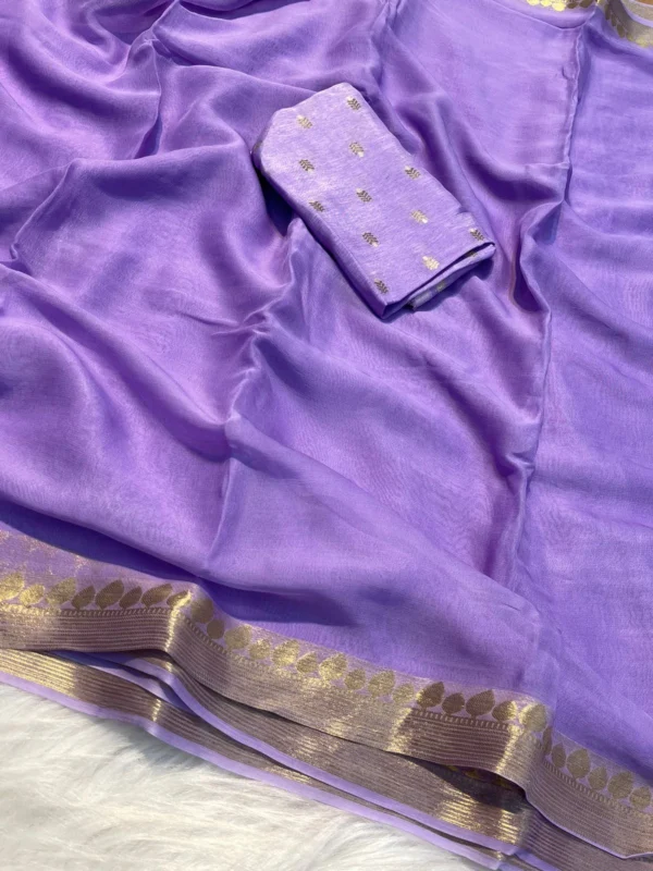 Viscose Georgette Saree