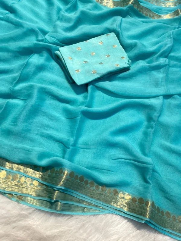 Viscose Georgette Saree
