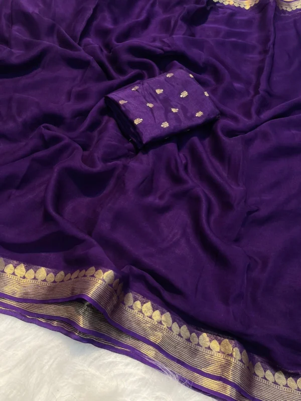 Viscose Georgette Saree