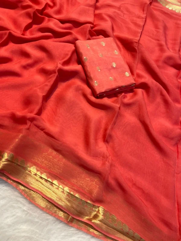 Viscose Georgette Saree