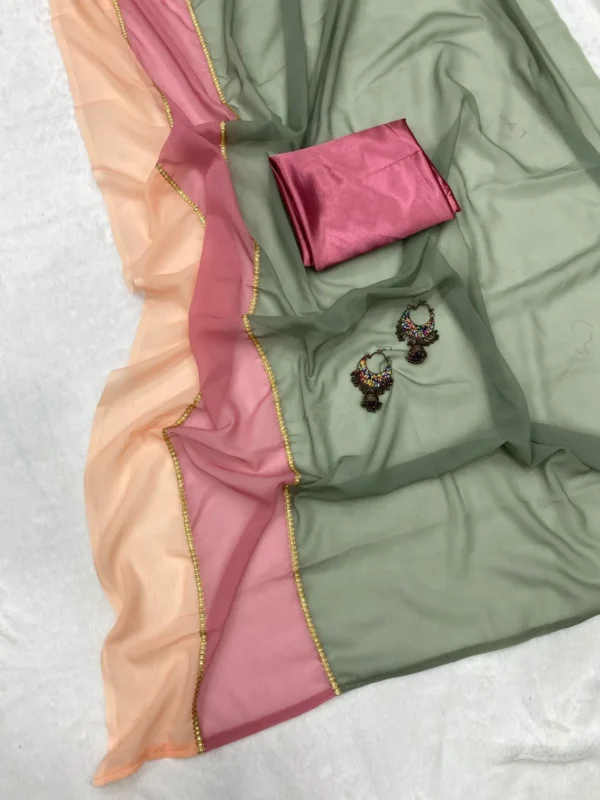 Simple Georgette Saree