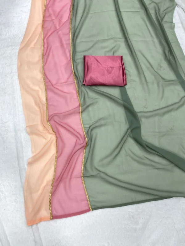 Simple Georgette Saree
