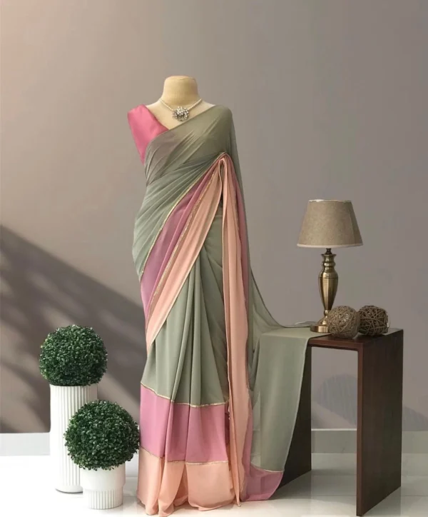 Simple Georgette Saree