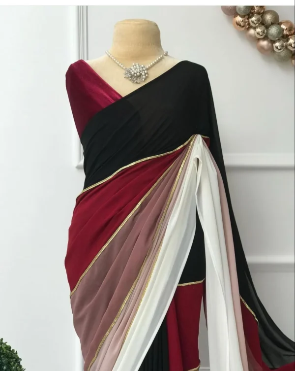 Simple Georgette Saree