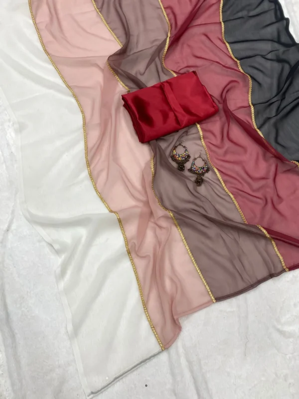 Simple Georgette Saree